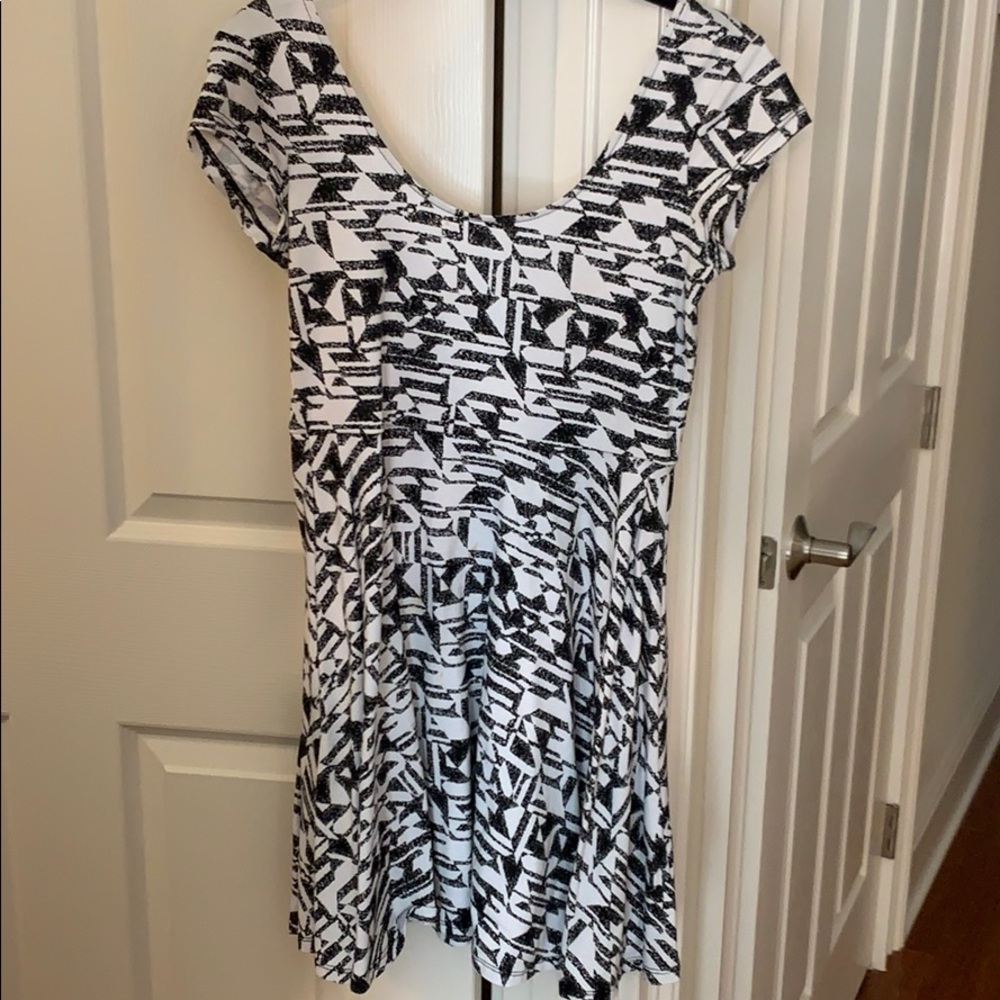 Urban Outfitters black and white patterned dress